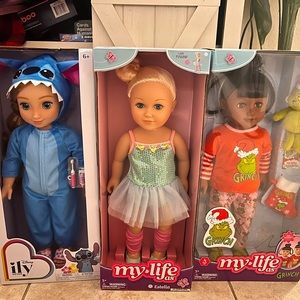 18 inch Doll Lot! 3 beautiful dolls! Highly Sought after!